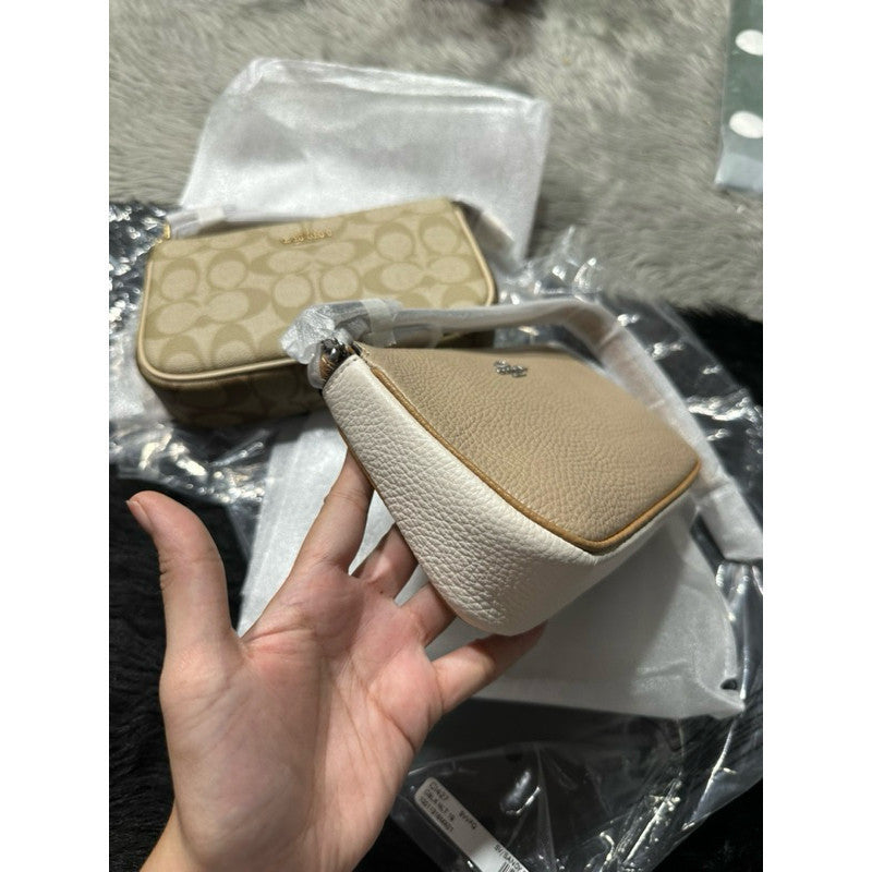 ORIG & IMPORTED CCH Nolita 19 In Colorblock Small Bag BEIGE