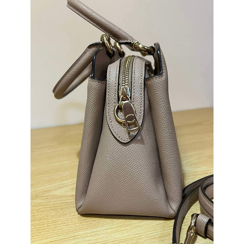 ORIG Preloved CCH Mini Lillie Carryall Small Satchel Bag Taupe