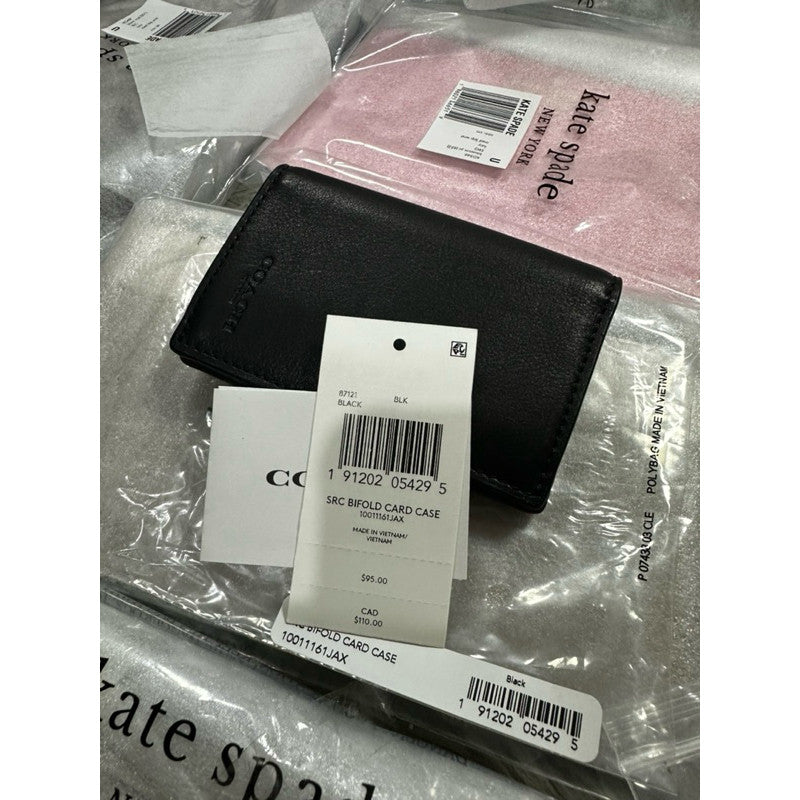 ORIG & IMPORTED CCH Retail Bifold Card Case Men’s Black Wallet