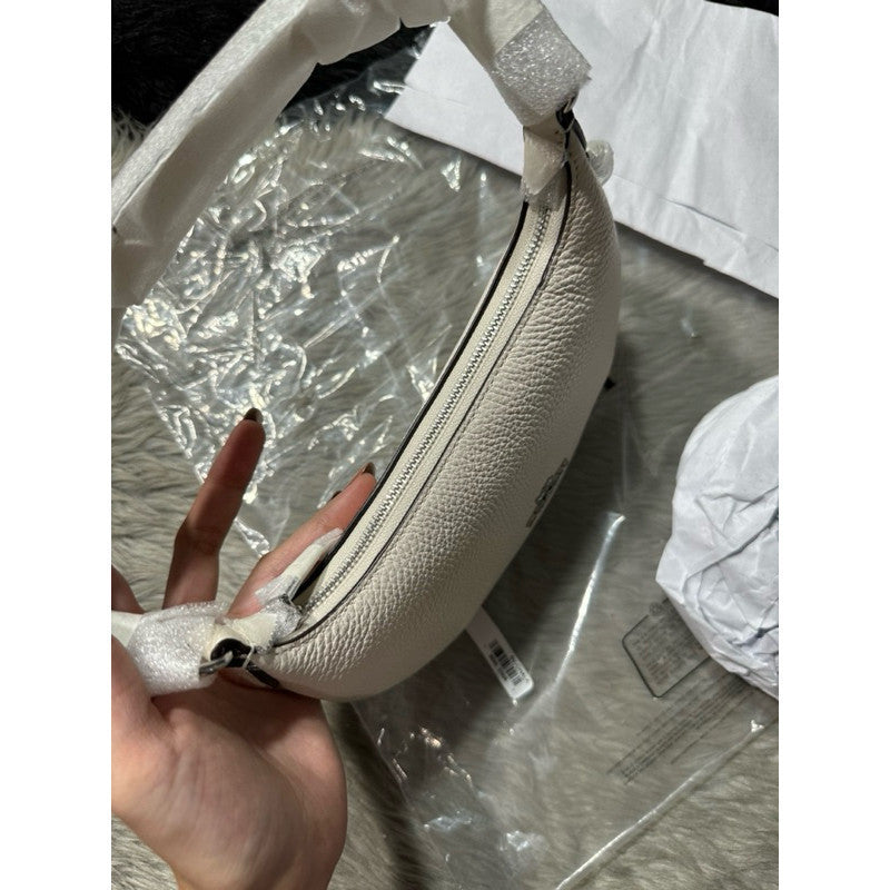 ORIG & IMPORTED CCH Mini Payton Small Hobo Shoulder Bag White