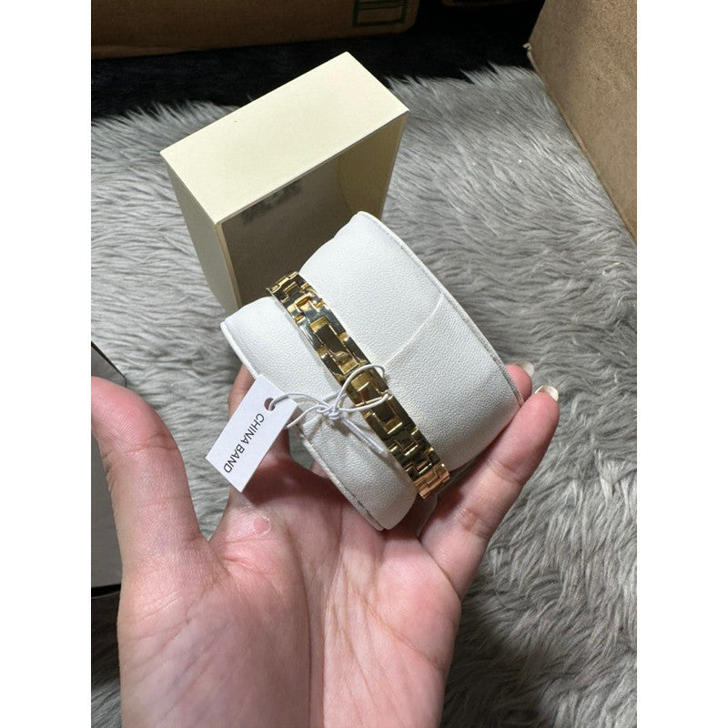 AUTHENTIC AK Klein Women's Gold Bangle Watch AK/3958BKGB