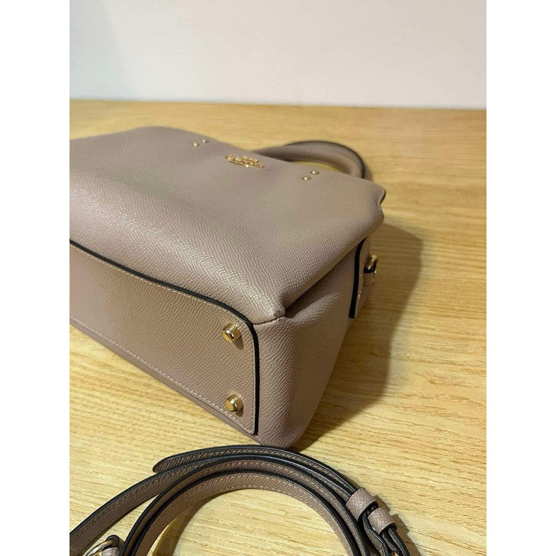 ORIG Preloved CCH Mini Lillie Carryall Small Satchel Bag Taupe