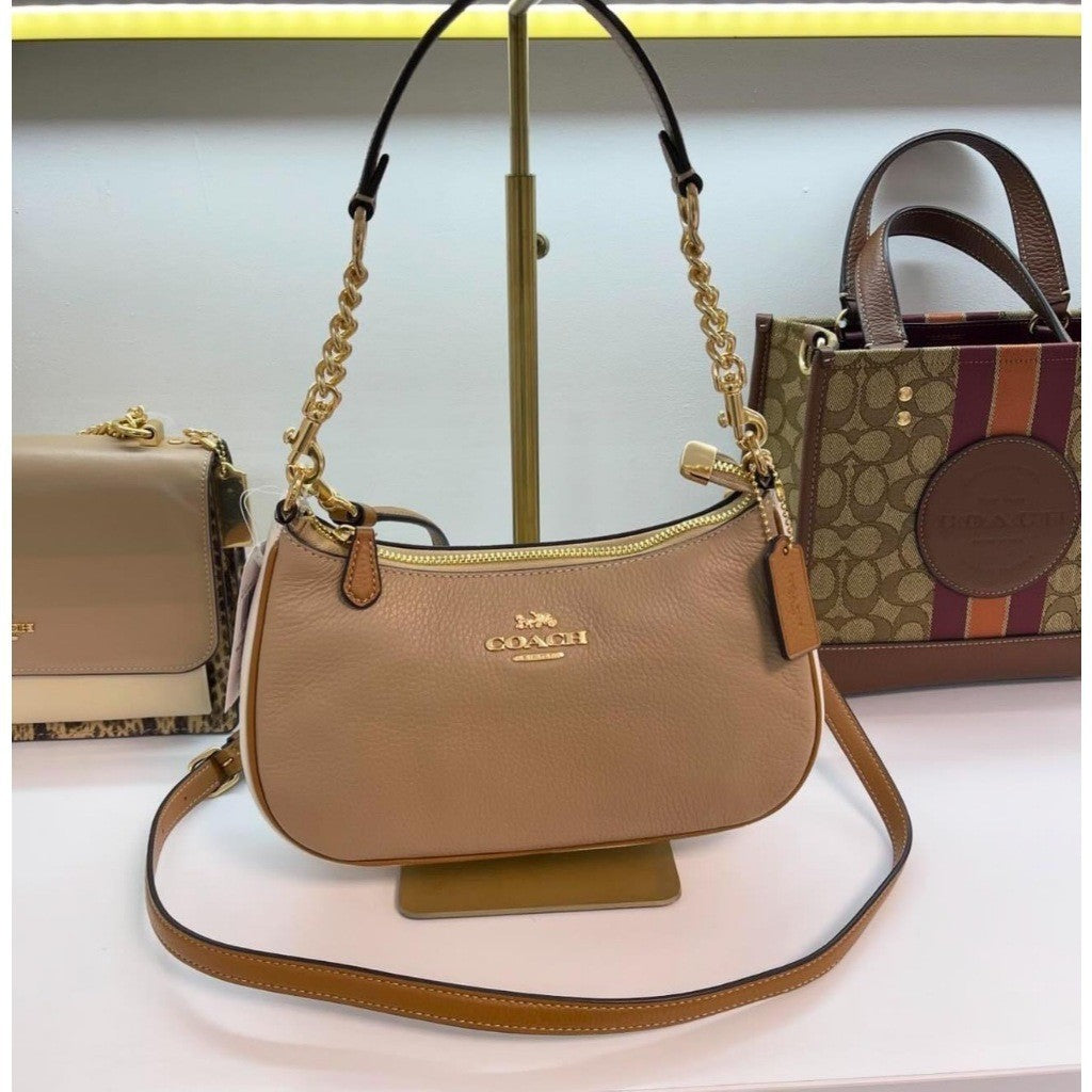 ORIG & IMPORTED CCH Teri Shoulder Bag In Colorblock Beige