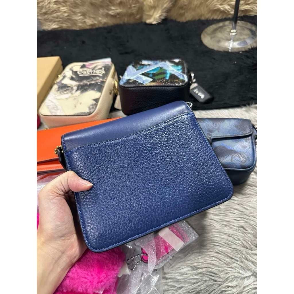 ORIG & IMPORTED CCH Retail Beat 18 Shoulder Bag Chain Blue