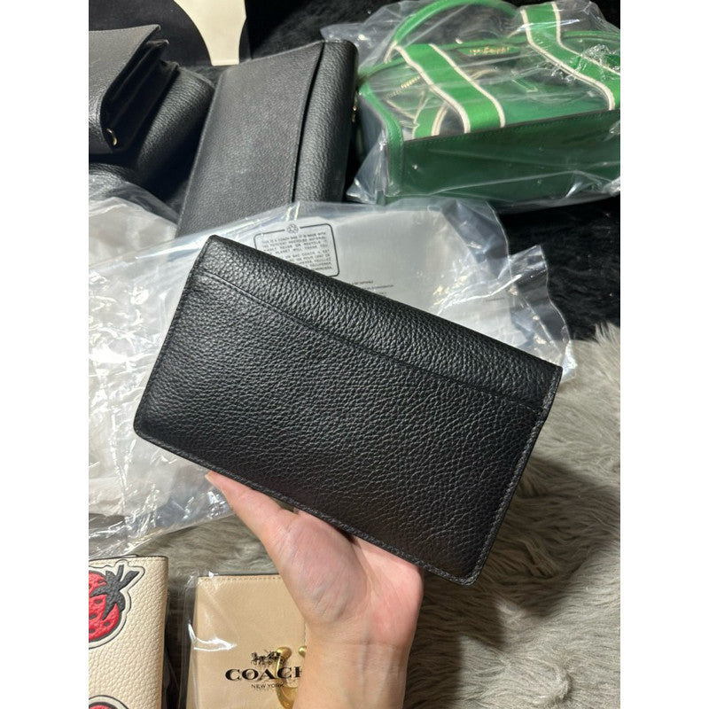 SALE! BNEW OLD STOCK CCH Anna Foldover Crossbody Bag Clutch in Black