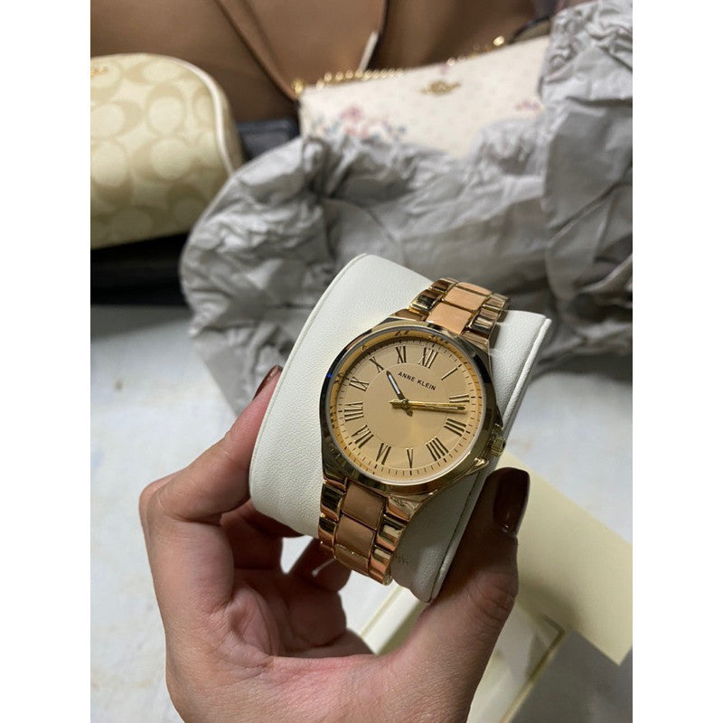 AUTHENTIC AK Klein Women's Bracelet Watch AK/3922TNGB
