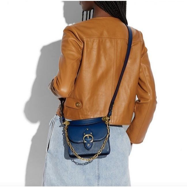 ORIG & IMPORTED CCH Retail Beat 18 Shoulder Bag Chain Blue