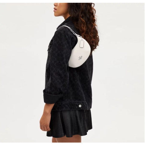 ORIG & IMPORTED CCH Mini Payton Small Hobo Shoulder Bag White