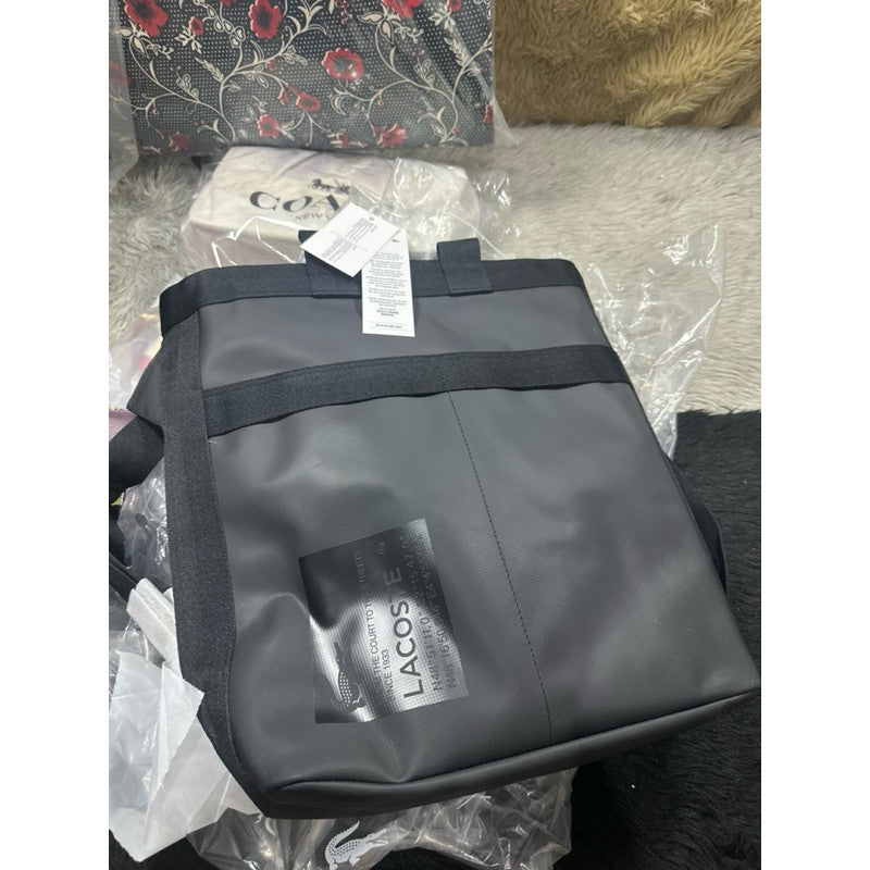 ORIG & IMPORTED LCT Unisex Outdoor Water-Repellent Tote Bag Black