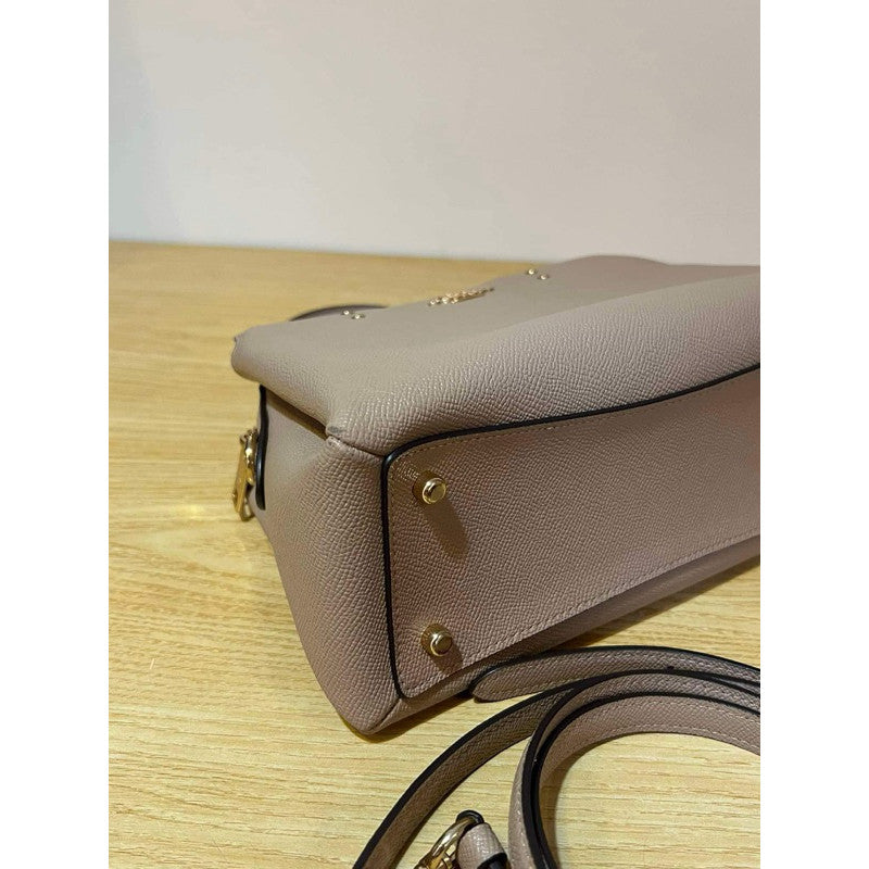 ORIG Preloved CCH Mini Lillie Carryall Small Satchel Bag Taupe