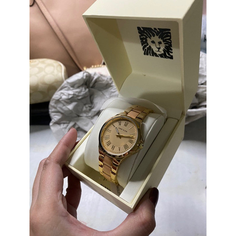 AUTHENTIC AK Klein Women's Bracelet Watch AK/3922TNGB