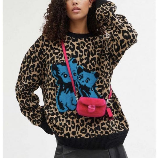 ORIG & IMPORTED CCH Pink Retail The Lil Nas Tabby 12 In Shearling Fur Mini Bag