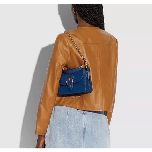 ORIG & IMPORTED CCH Retail Beat 18 Shoulder Bag Chain Blue