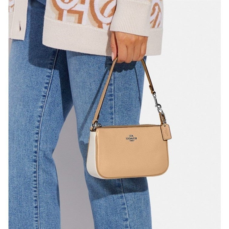 ORIG & IMPORTED CCH Nolita 19 In Colorblock Small Bag BEIGE