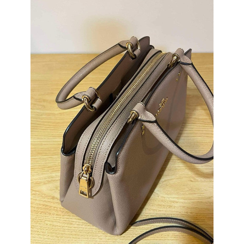 ORIG Preloved CCH Mini Lillie Carryall Small Satchel Bag Taupe
