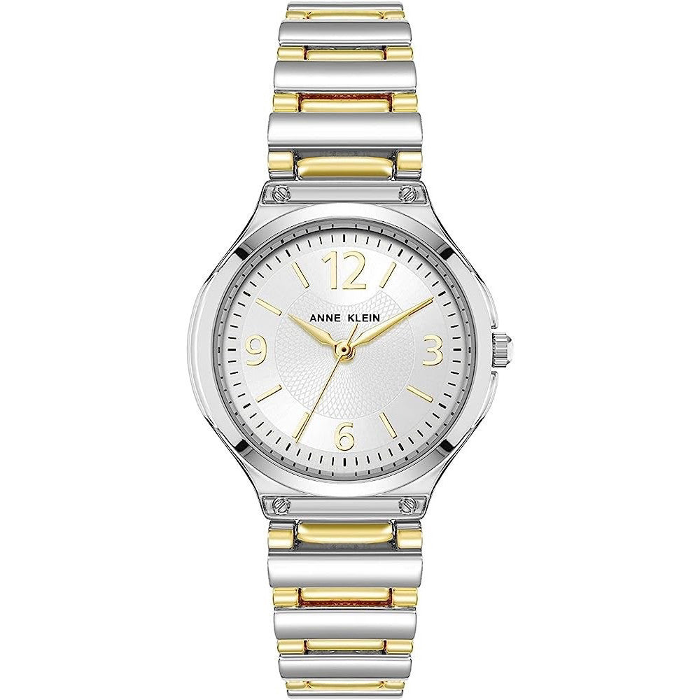 AUTHENTIC AK Klein Women's Bracelet Watch AK/ 3813SVTT Silver/Gold Two Tone