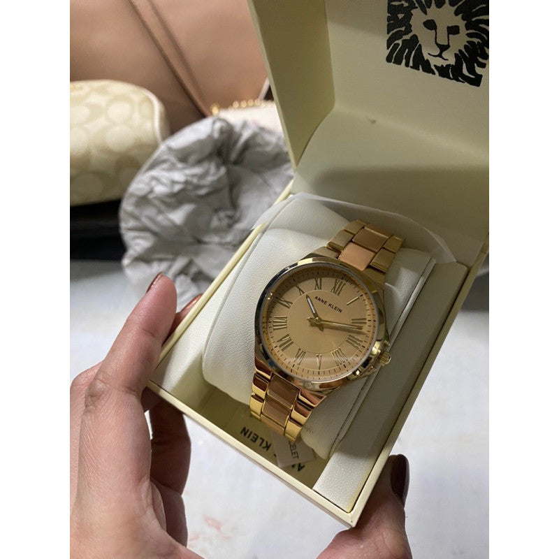 AUTHENTIC AK Klein Women's Bracelet Watch AK/3922TNGB