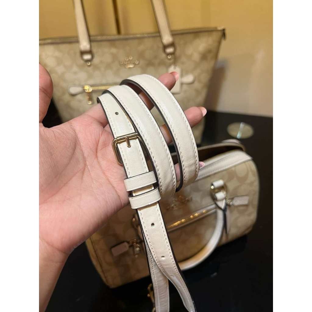 Orig PRELOVED  CCH Rowan Satchel Bag In Signature Canvas Light Khaki