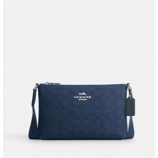 ORIG & IMPORTED CCH Pace Slim Crossbody Bag In Signature Jacquard Blue