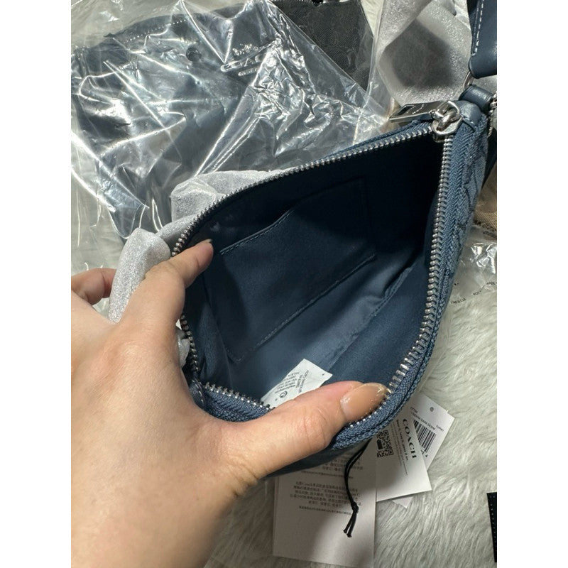 ORIG & IMPORTED CCH Pace Slim Crossbody Bag In Signature Jacquard Blue