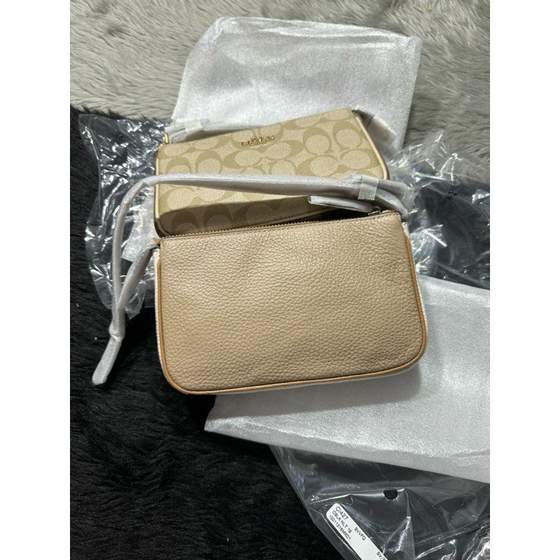 ORIG & IMPORTED CCH Nolita 19 In Colorblock Small Bag BEIGE