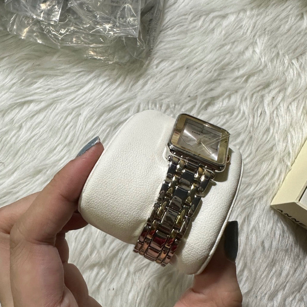 AUTHENTIC/ORIGINAL AK Klein Women's Bracelet Watch AK/3907SVTT