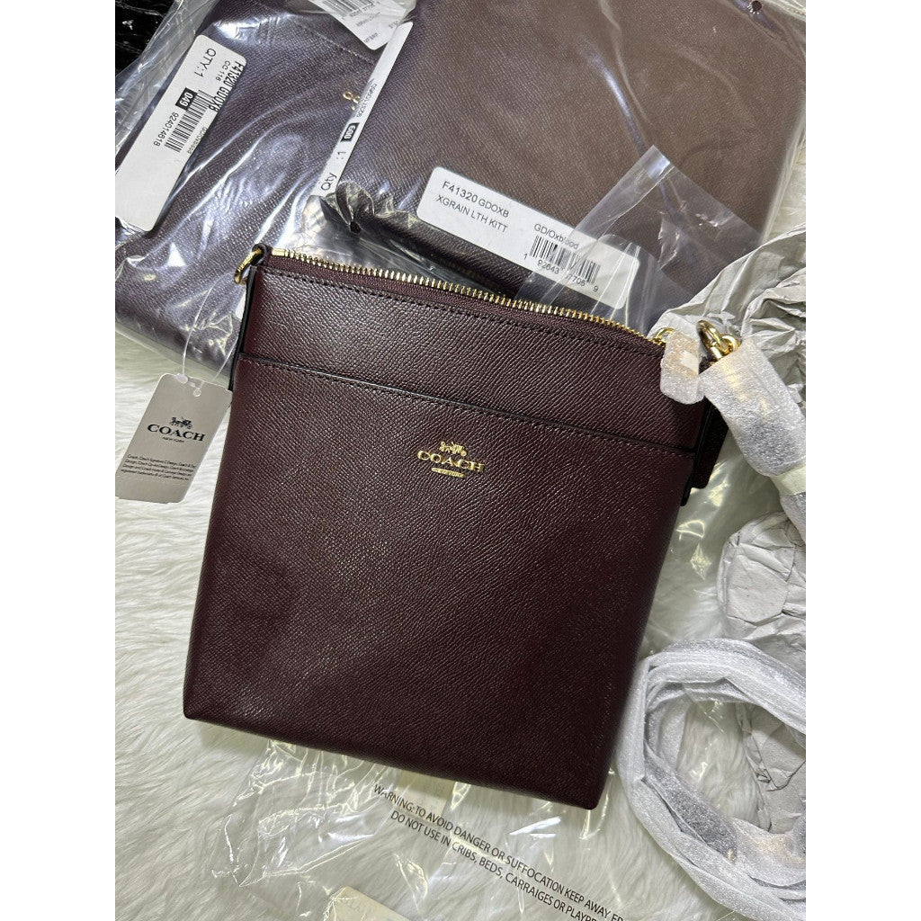 SALE! ORIG & IMPORTED CCH Kitt Messenger Crossbody Bag in OXBLOOD/Maroon