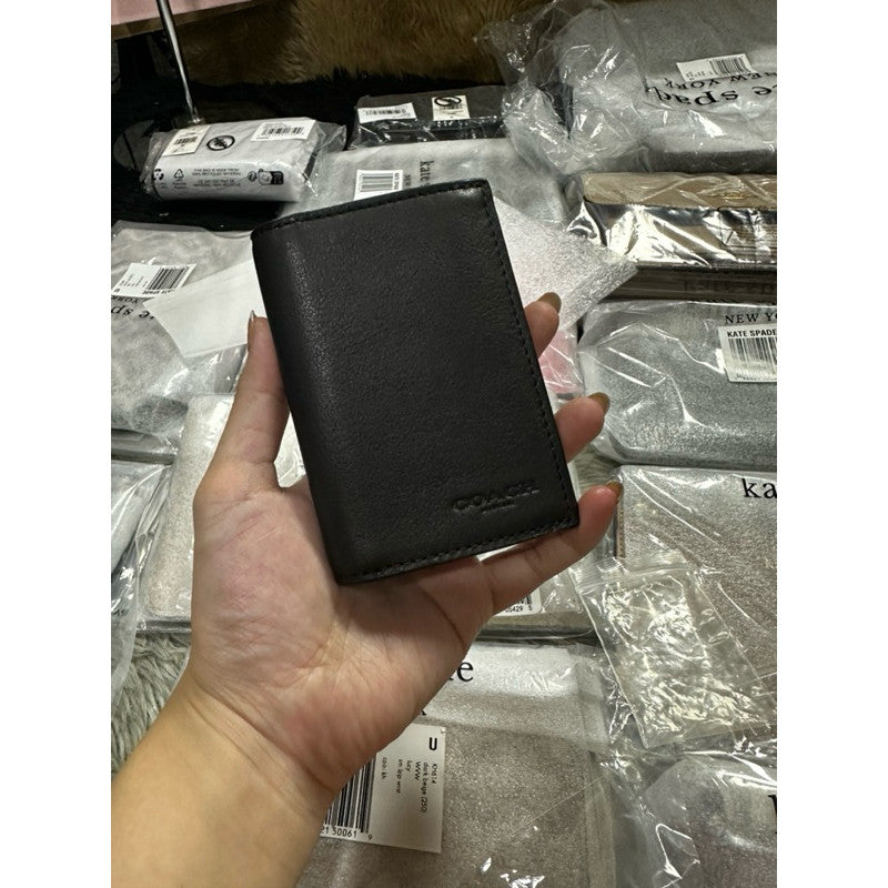 ORIG & IMPORTED CCH Retail Bifold Card Case Men’s Black Wallet