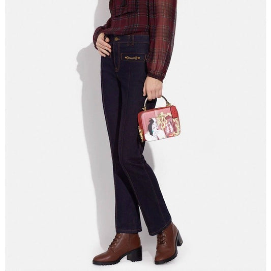 ORIG & IMPORTED CCH Disney Box Bag With Cruella Motif in Red