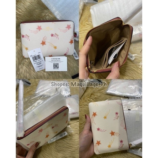 ORIG & IMPORTED CCH Corner Zip Small Wristlet Card Purse Wallet