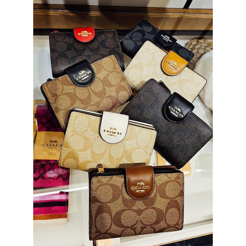 ORIG & IMPORTED CCH MEDIUM CORNER ZIP BIFOLD WALLET