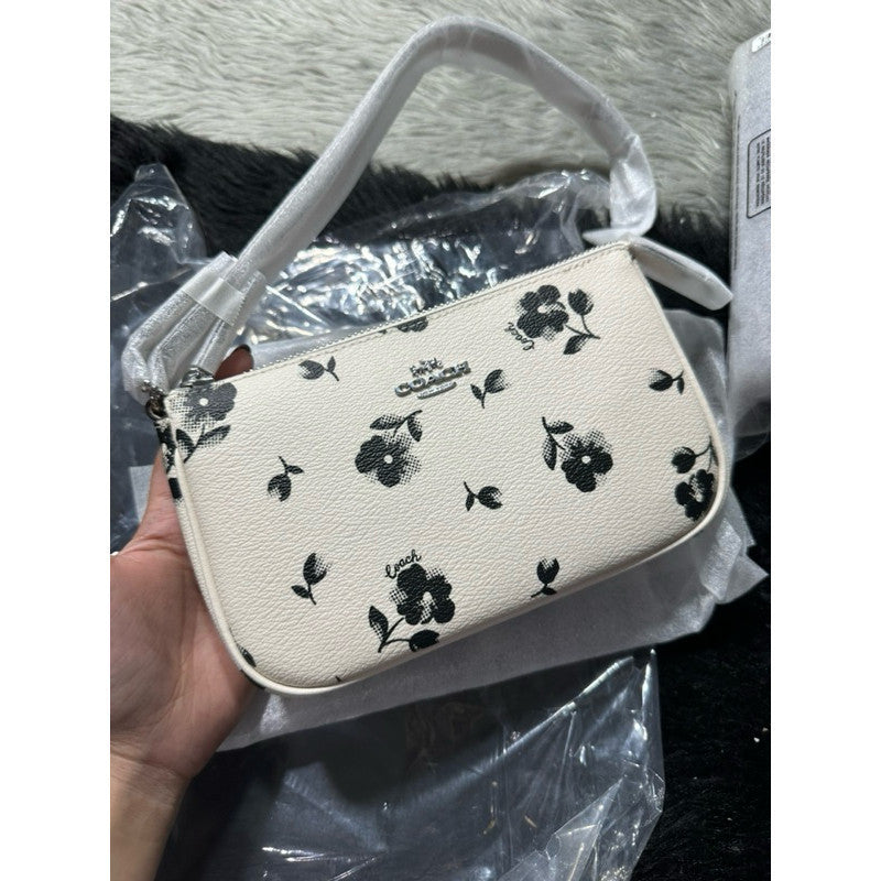 ORIG & IMPORTED CCH Nolita 19 Floral Print White Small Bag