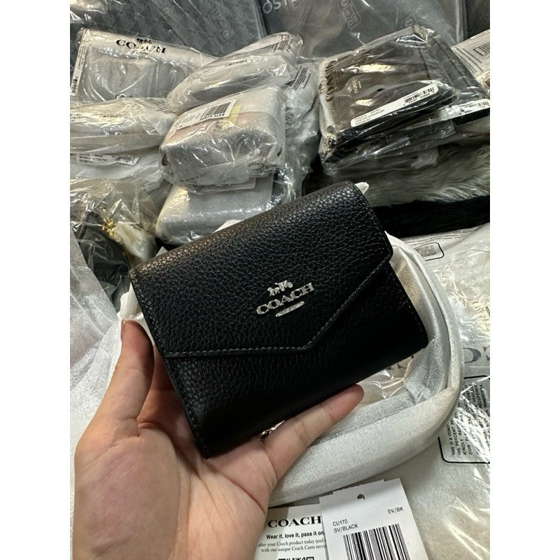 ORIG & IMPORTED CCH Mini Envelope Wallet With Strap Small Sling Black Brown Light Khaki