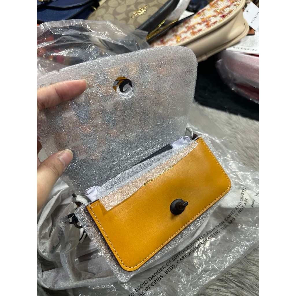 ORIG & IMPORTED CCH Retail RARE Link Dinker Colorblock Yellow Mini Bag