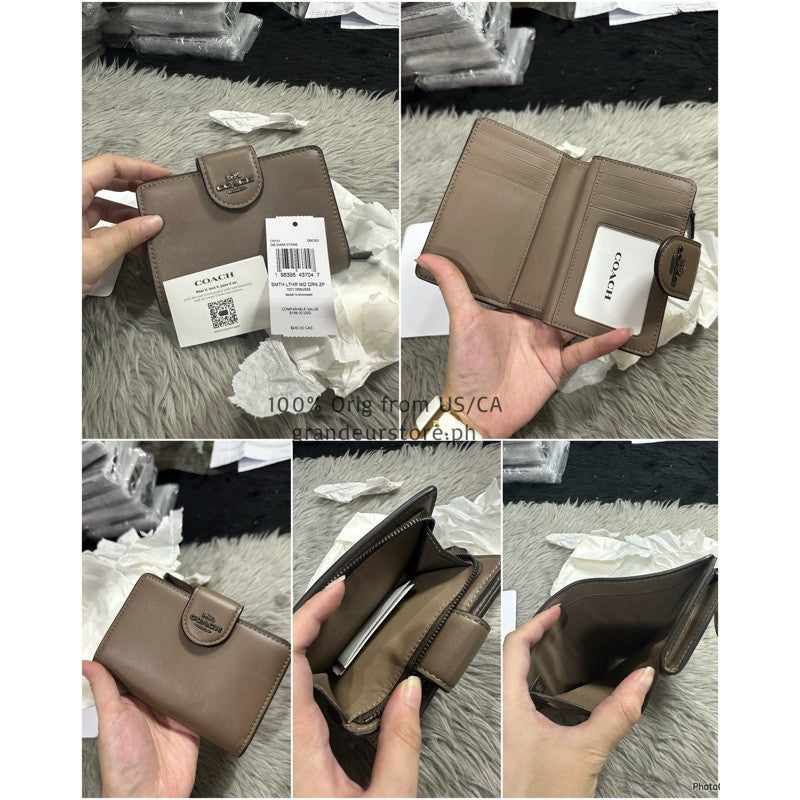 ORIG & IMPORTED CCH MEDIUM CORNER ZIP BIFOLD WALLET