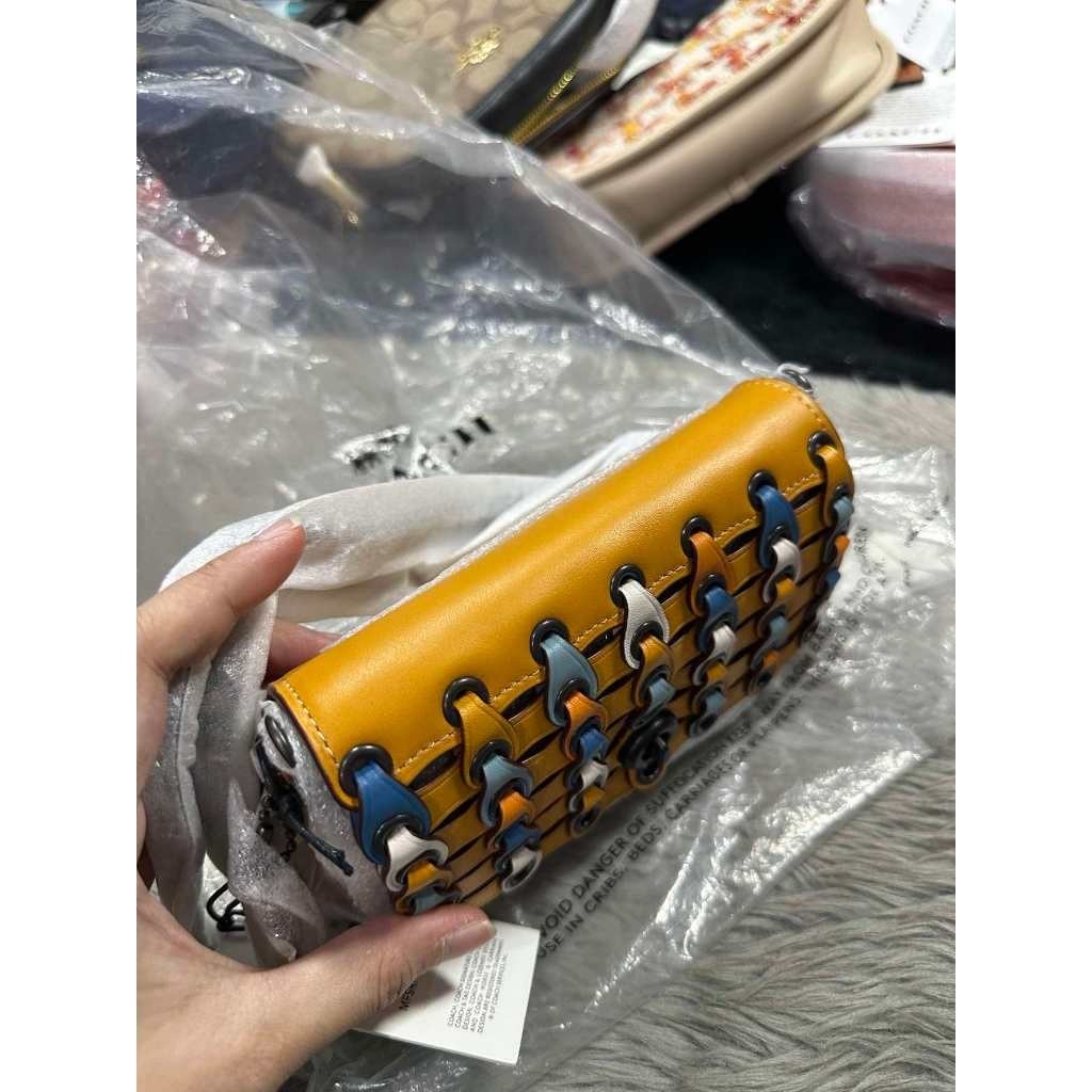ORIG & IMPORTED CCH Retail RARE Link Dinker Colorblock Yellow Mini Bag