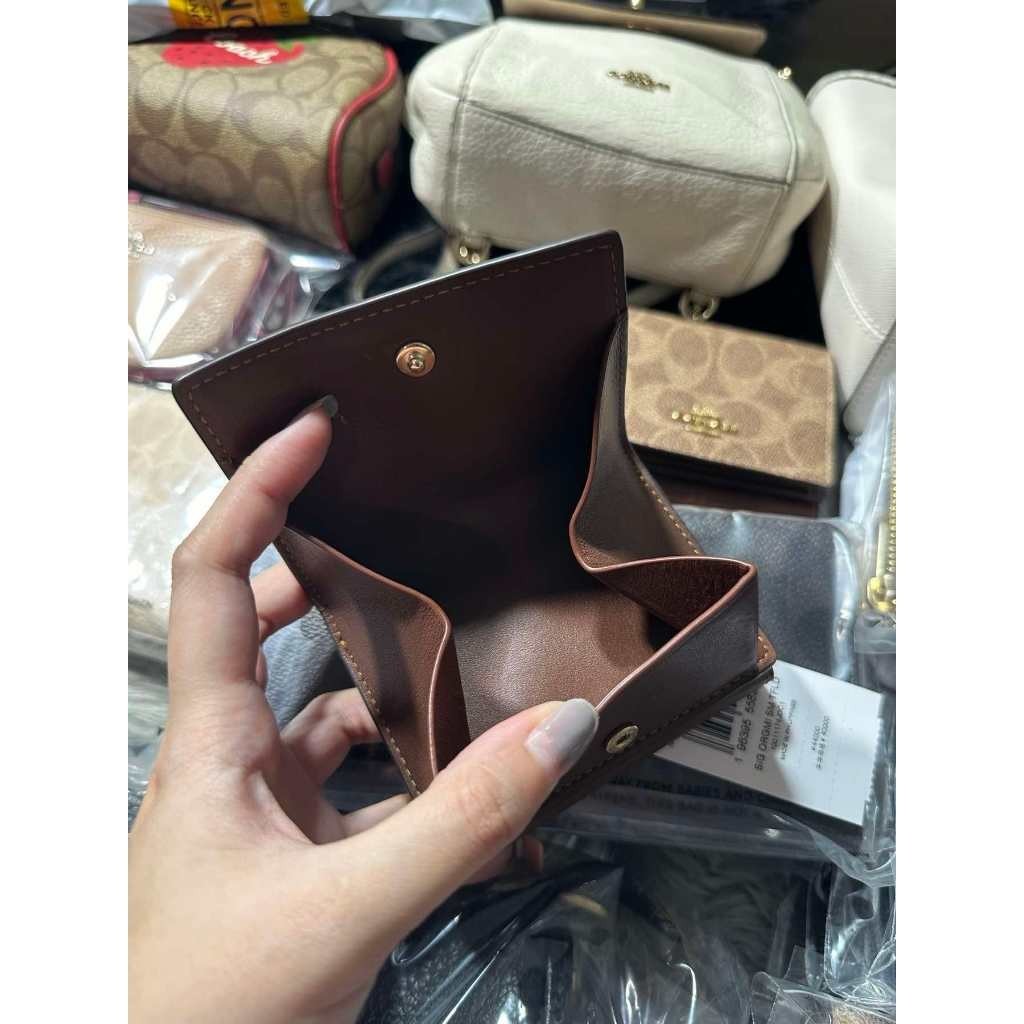 ORIG & IMPORTED CCH NEW Origami Small Trifold Wallet Khaki Brown