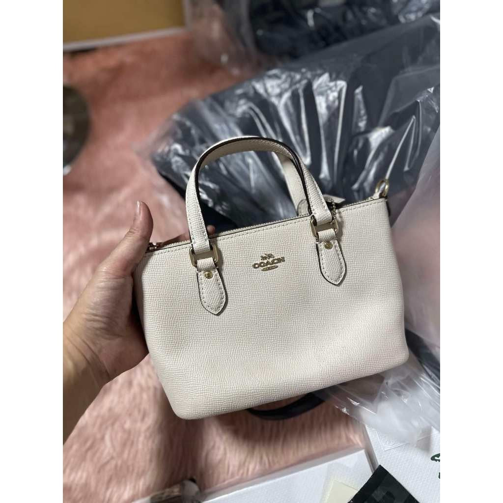 Preloved CCH Mini Gallery Crossbody Small White Bag