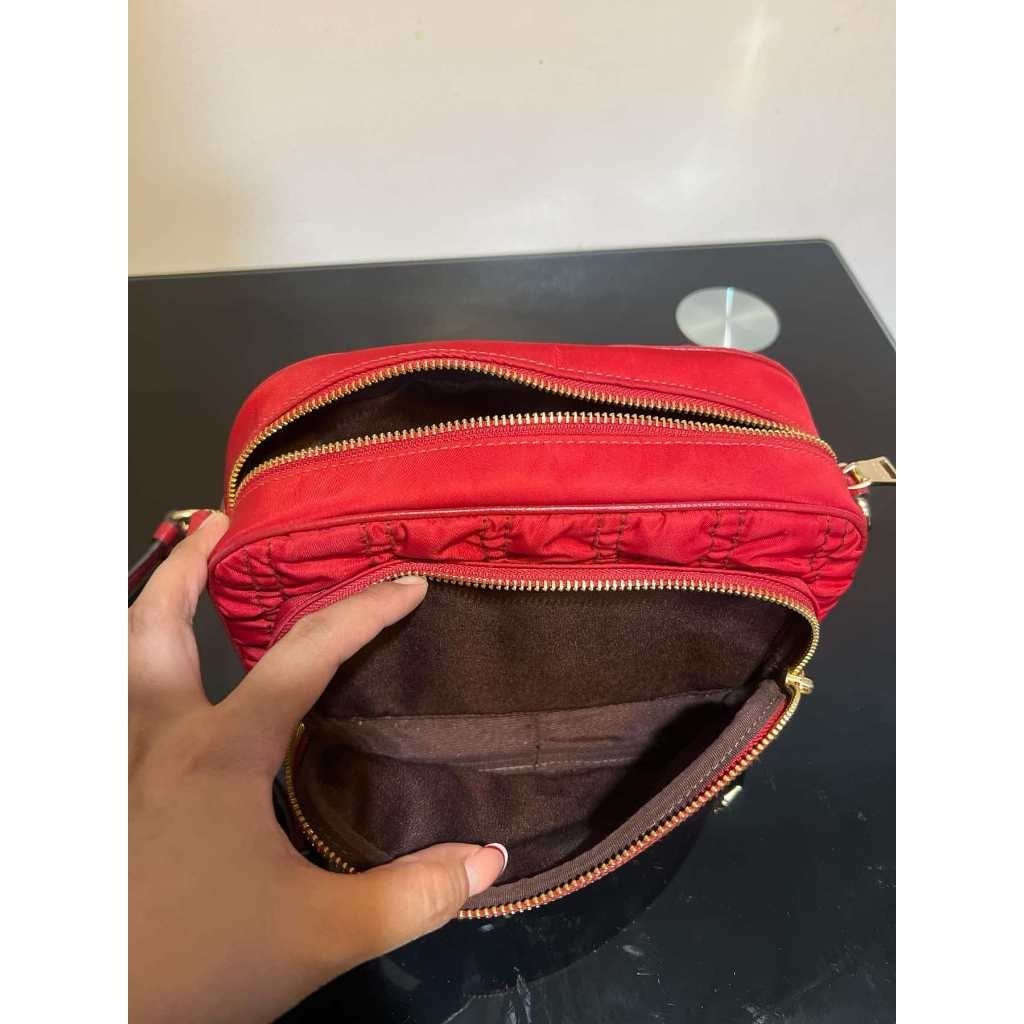 ORIG & IMPORTED Preloved CCH RARE Court Crossbody Camera Bag with Ruching