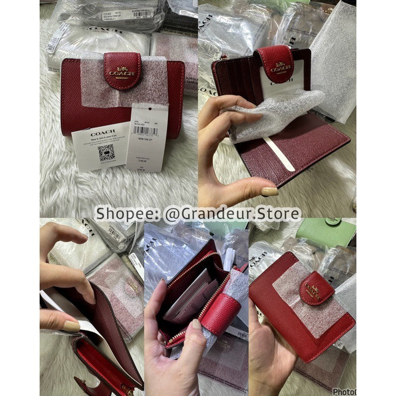 ORIG & IMPORTED CCH MEDIUM CORNER ZIP BIFOLD WALLET