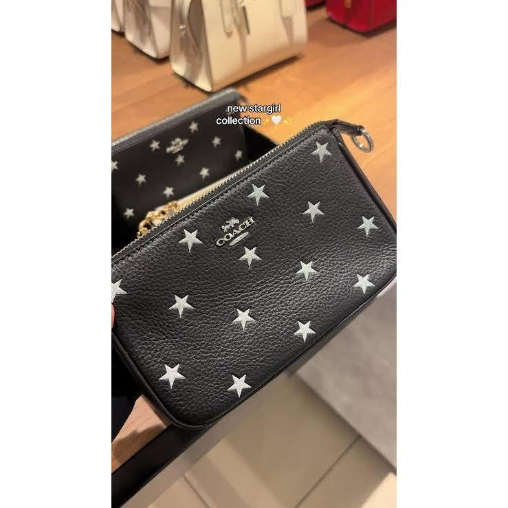 ORIG & IMPORTED CCH Nolita 19 With Star Print Small Black Bag