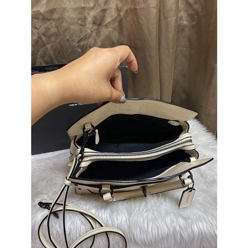 Orig PRELOVED  CCH MERCER SATCHEL 24 SMALL BAG IN WHITE/CHALK
