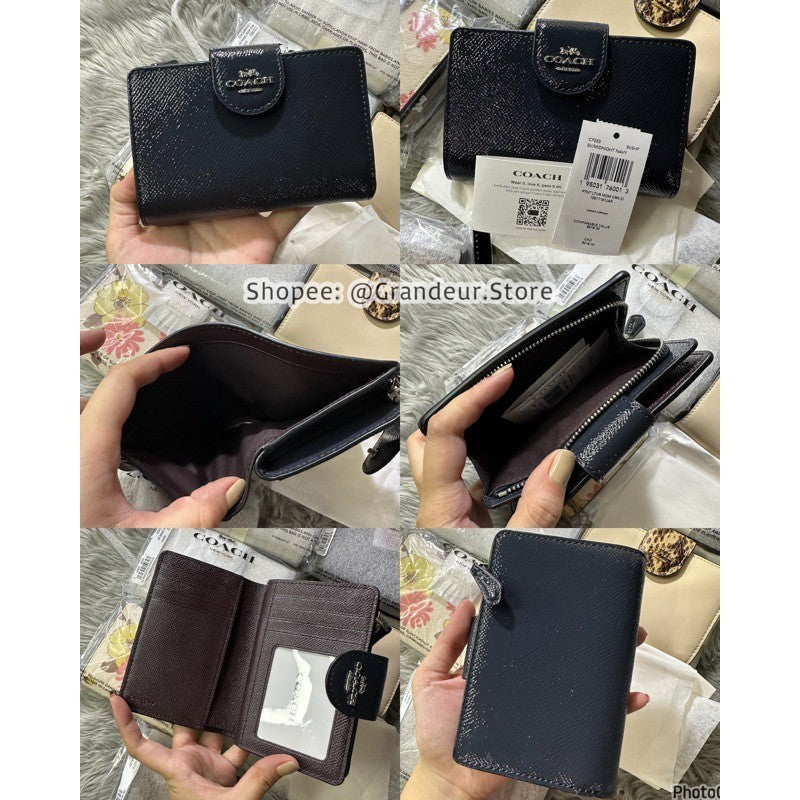 ORIG & IMPORTED CCH MEDIUM CORNER ZIP BIFOLD WALLET
