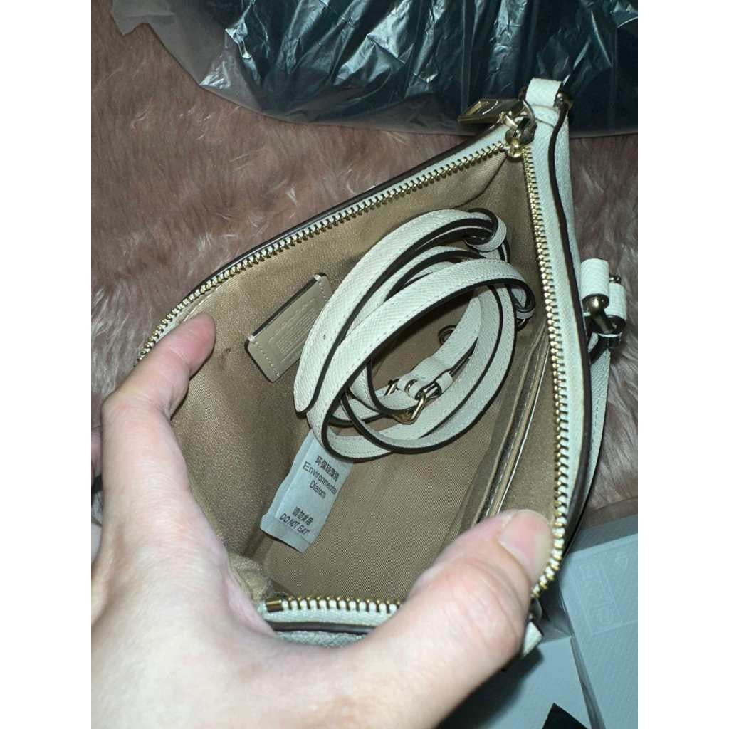 Preloved CCH Mini Gallery Crossbody Small White Bag