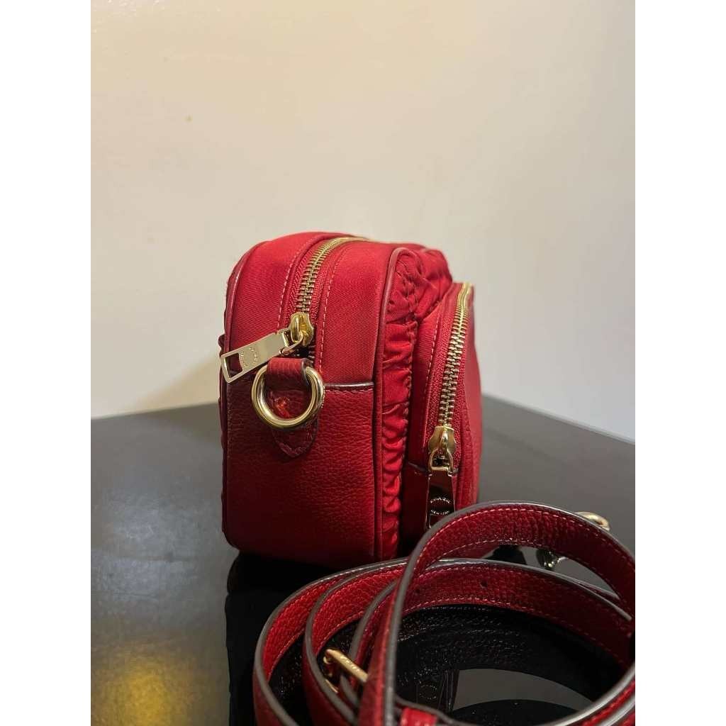 ORIG & IMPORTED Preloved CCH RARE Court Crossbody Camera Bag with Ruching