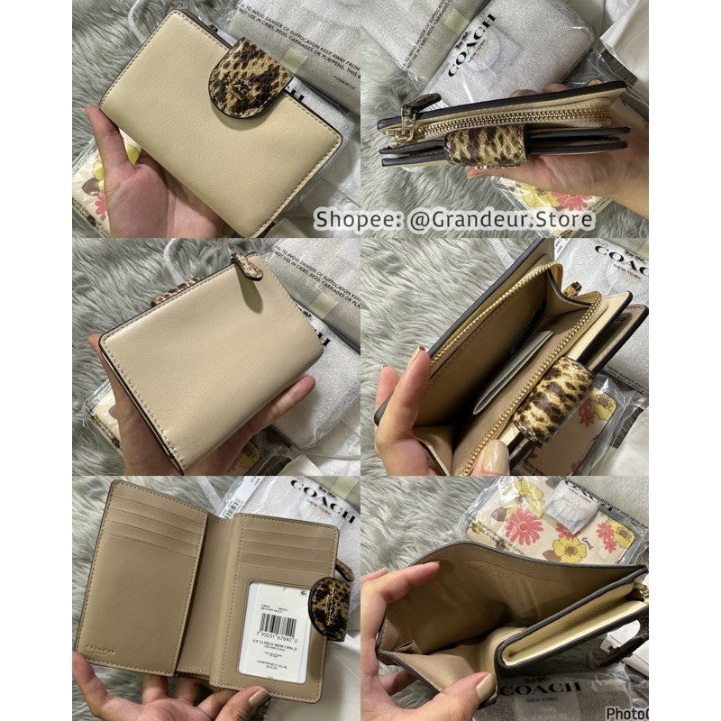 ORIG & IMPORTED CCH MEDIUM CORNER ZIP BIFOLD WALLET