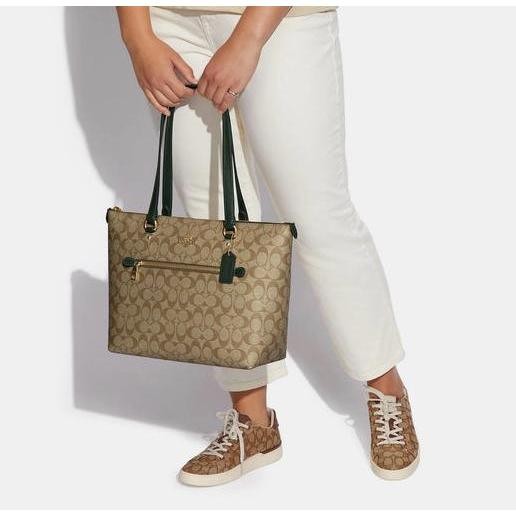 ORIG PRELOVED CCH Gallery Tote Khaki Black Bag