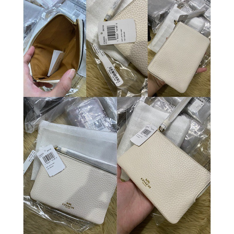 ORIG & IMPORTED CCH Corner Zip Small Wristlet Card Purse Wallet