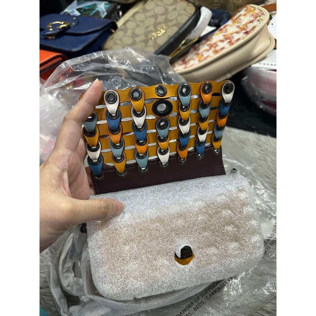 ORIG & IMPORTED CCH Retail RARE Link Dinker Colorblock Yellow Mini Bag