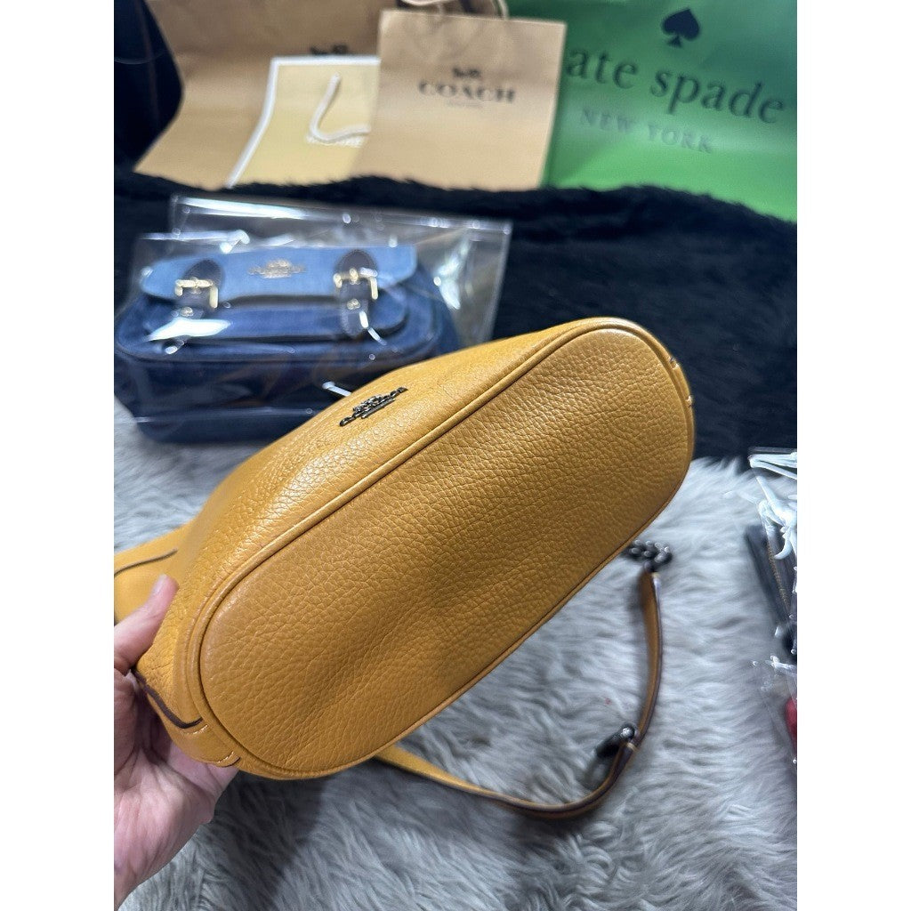 Orig PRELOVED  CCH Small Paxton Duffle Shoulder Bag Crossbody Bag Mustard Yellow